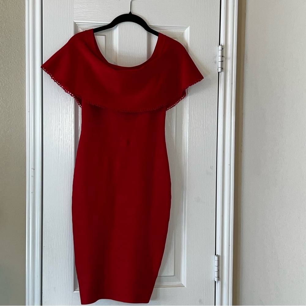 Marciano Bold Red Mini Dress